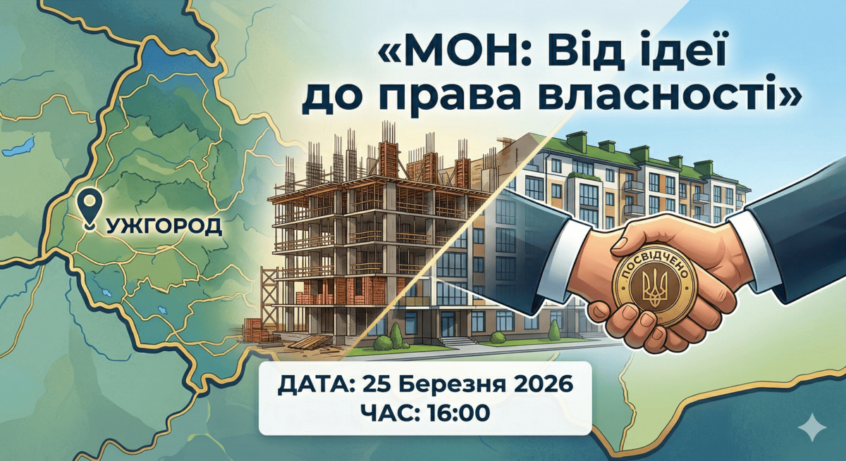 Детальніше про статтю Шановні колеги, 25.03.2026 року (середа) о 16:00, у місті Ужгороді, заплановано проведення круглого столу на тему: «Посвідчення  договорів відчуження  майбутнього об’єкта нерухомості (МОН)».