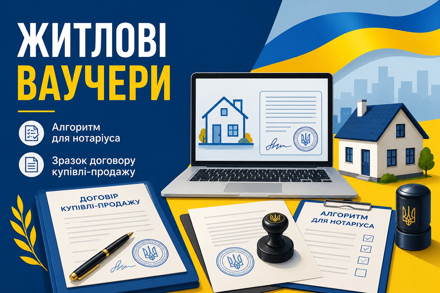 Ви зараз переглядаєте До уваги нотаріусів – зібрані матеріали щодо житлового ваучера та його реалізації.